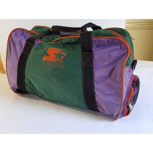 Vintage 1980s STARTER Sports Bag Duffle Carry Mesh